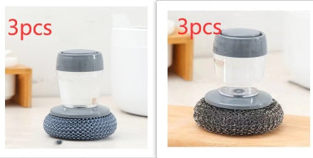 Kitchen Soap Dispensing scrubber