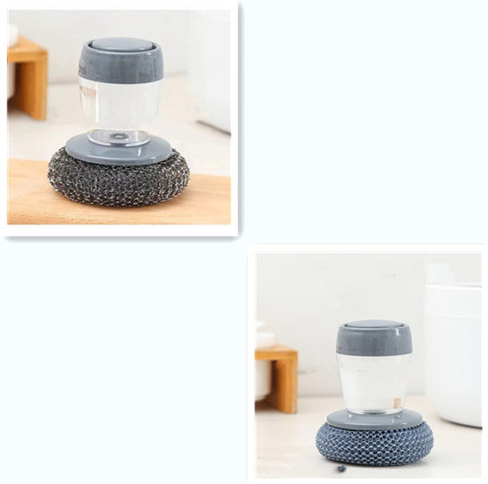 Kitchen Soap Dispensing scrubber