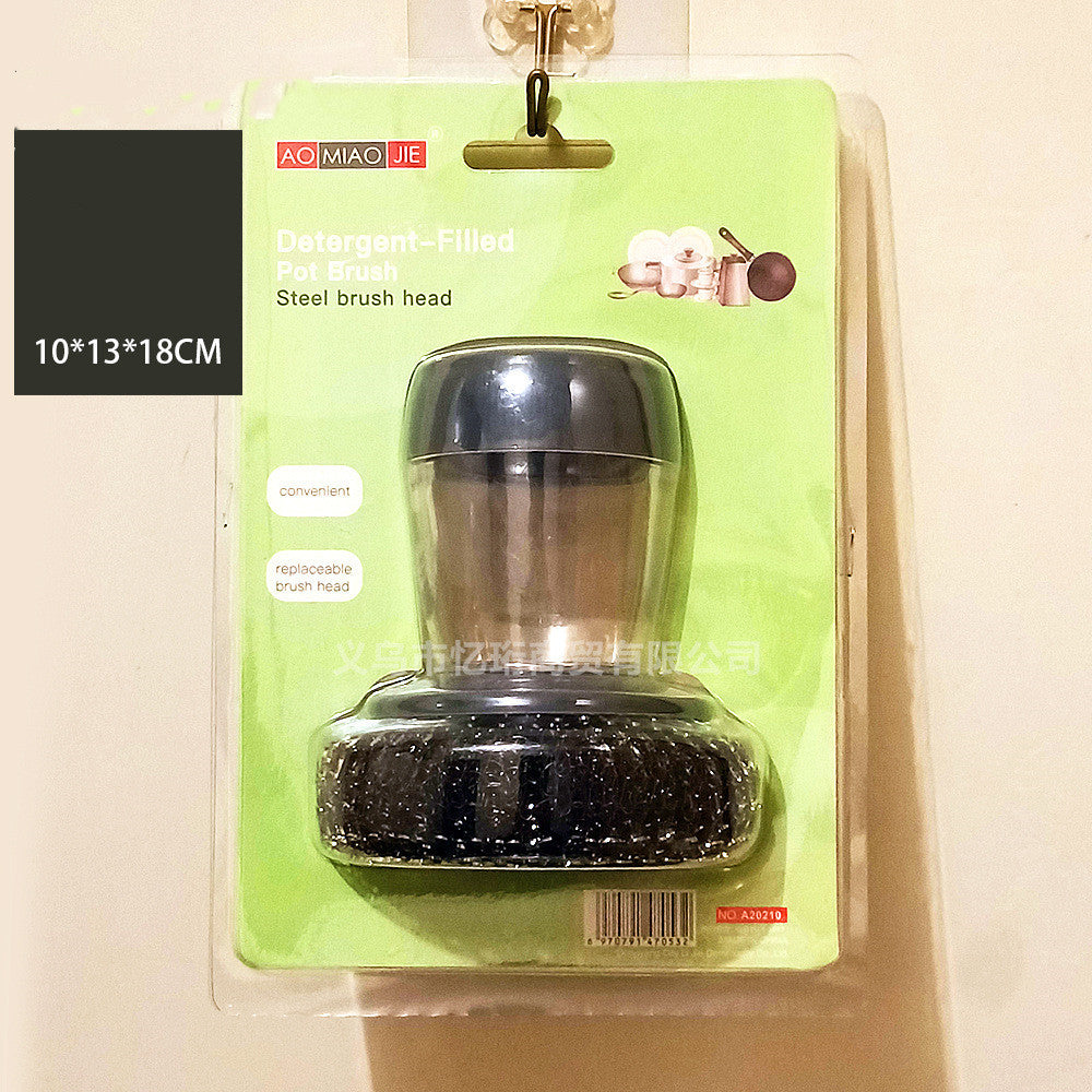 Kitchen Soap Dispensing scrubber