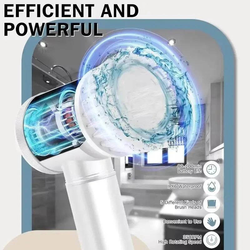 Electric scrubber 5 attachment