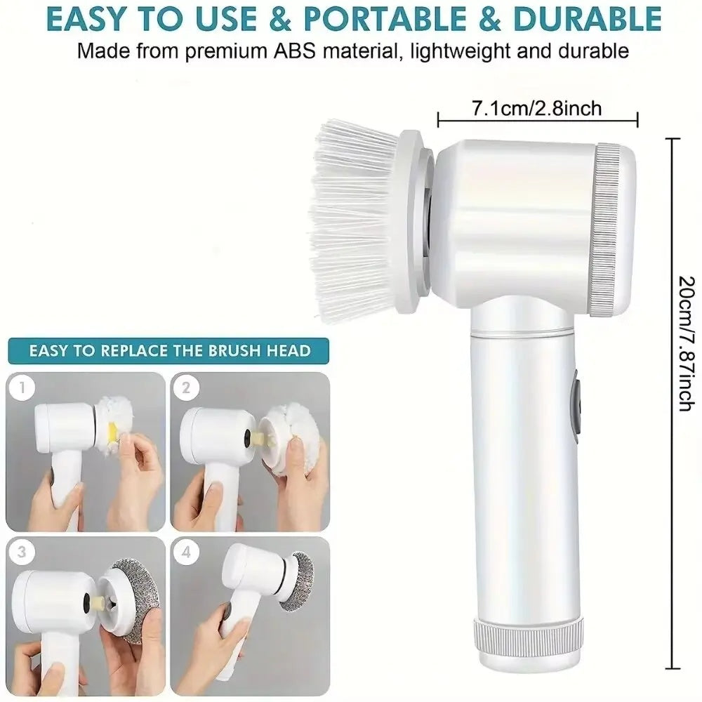 Electric scrubber 5 attachment