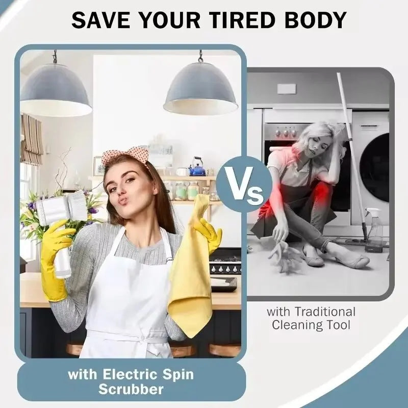 Electric scrubber 5 attachment