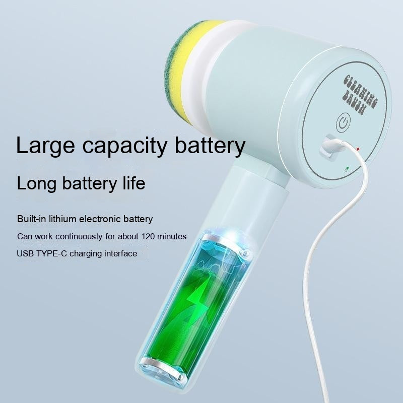 Electric scrubbing device