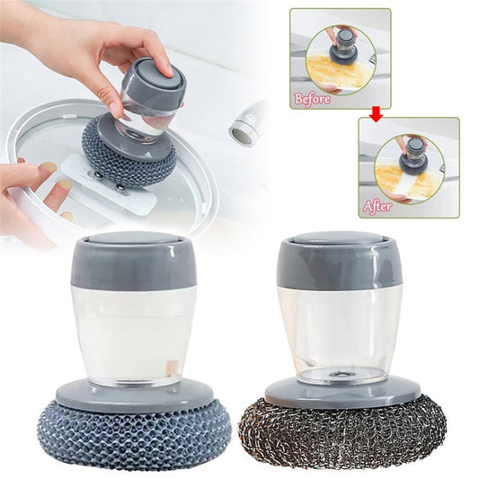 Kitchen Soap Dispensing scrubber