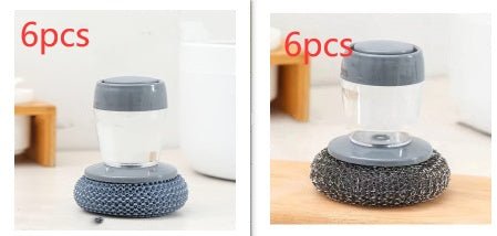 Kitchen Soap Dispensing scrubber