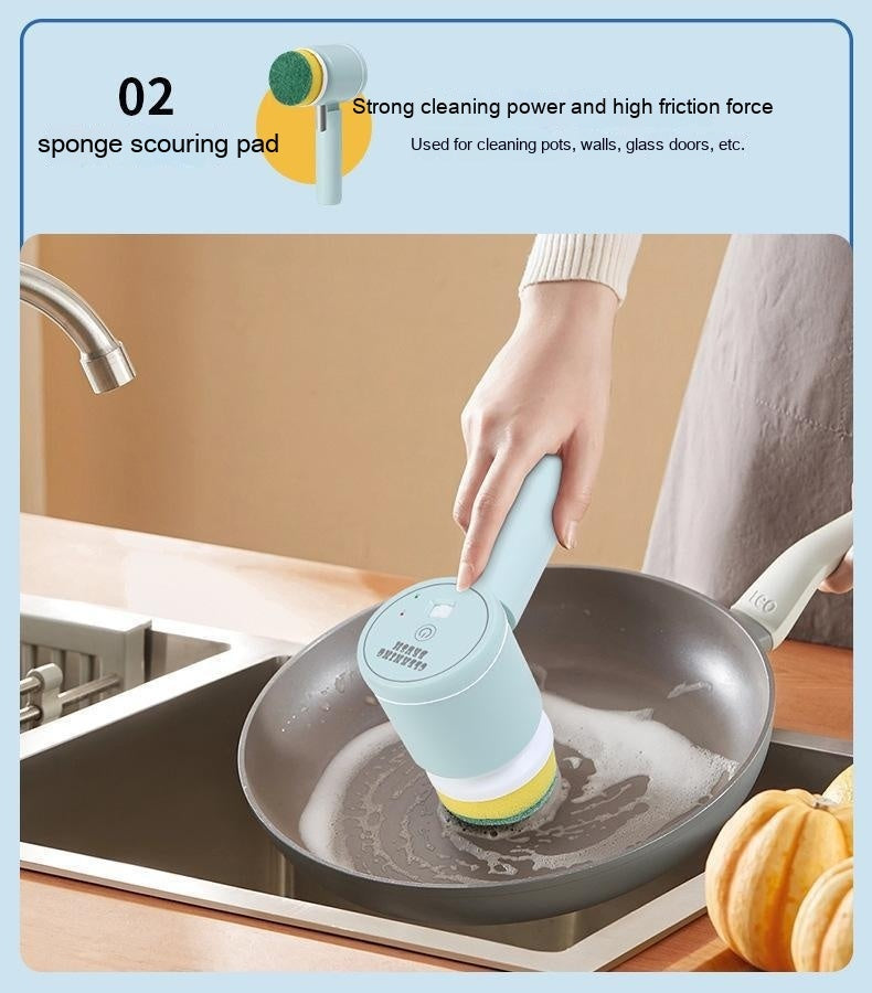 Electric scrubbing device