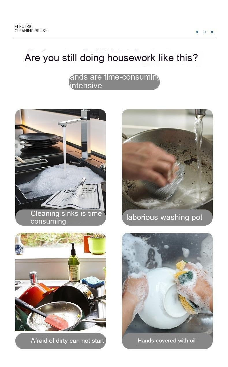 Electric scrubbing device