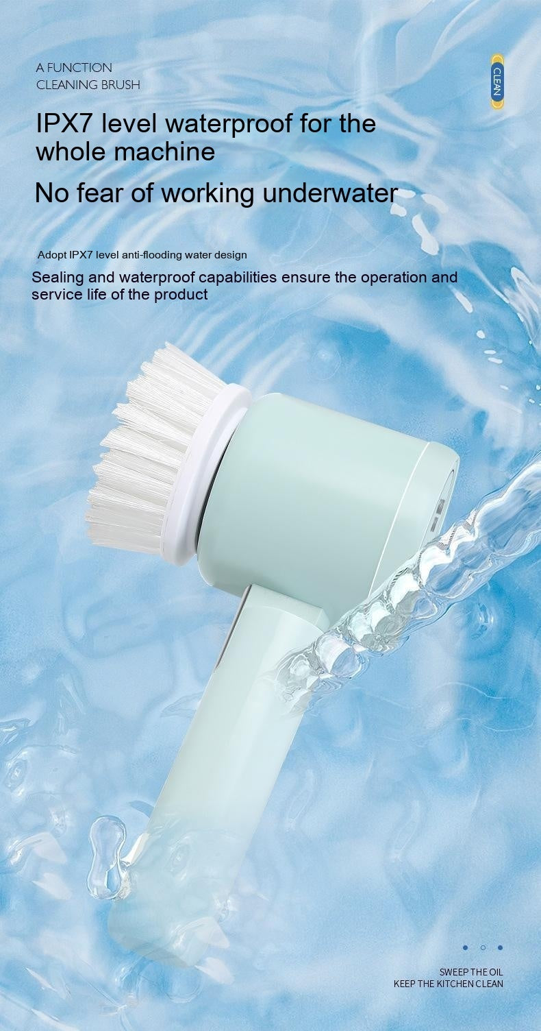 Electric scrubbing device