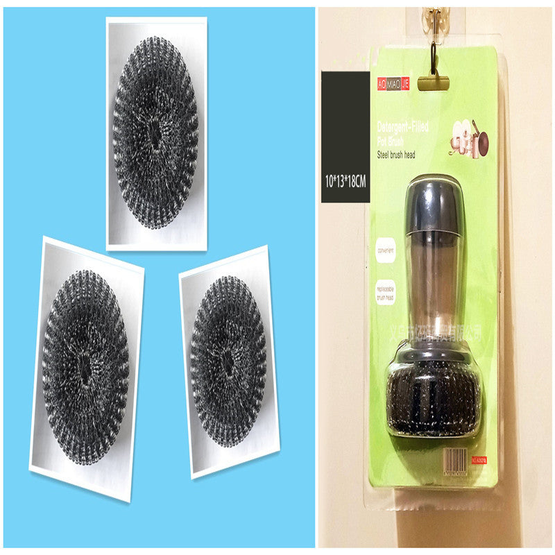 Kitchen Soap Dispensing scrubber